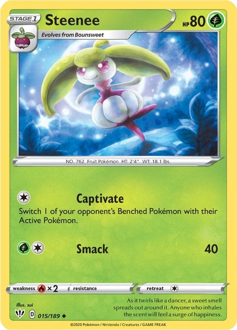 Image for Steenee (015/189) (SWSH03) - Pokemon