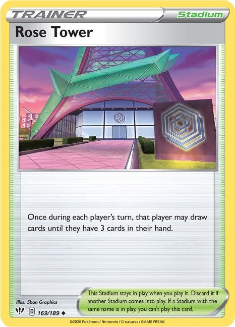 Image for Rose Tower (169/189) (SWSH03) - Pokemon