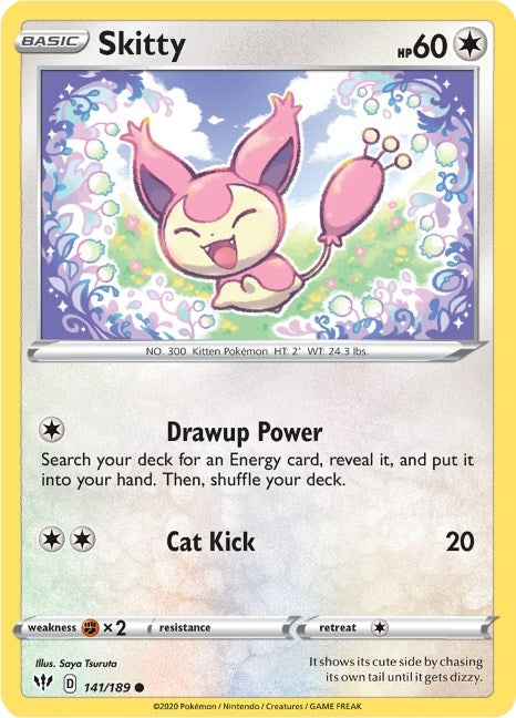 Image for Skitty (141/189) (SWSH03) - Pokemon