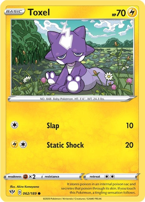 Image for Toxel (062/189) (SWSH03) - Pokemon