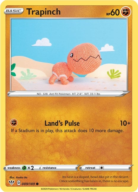 Image for Trapinch (089/189) (SWSH03) - Pokemon