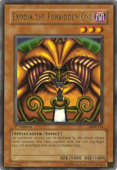 Image for Exodia the Forbidden One (LOB-124) (LOB) - YuGiOh