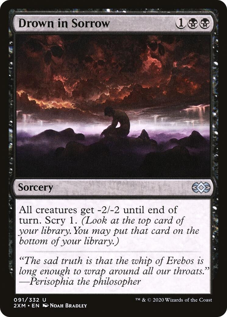 Image for Drown in Sorrow (91) (Double Masters) - Magic: The Gathering