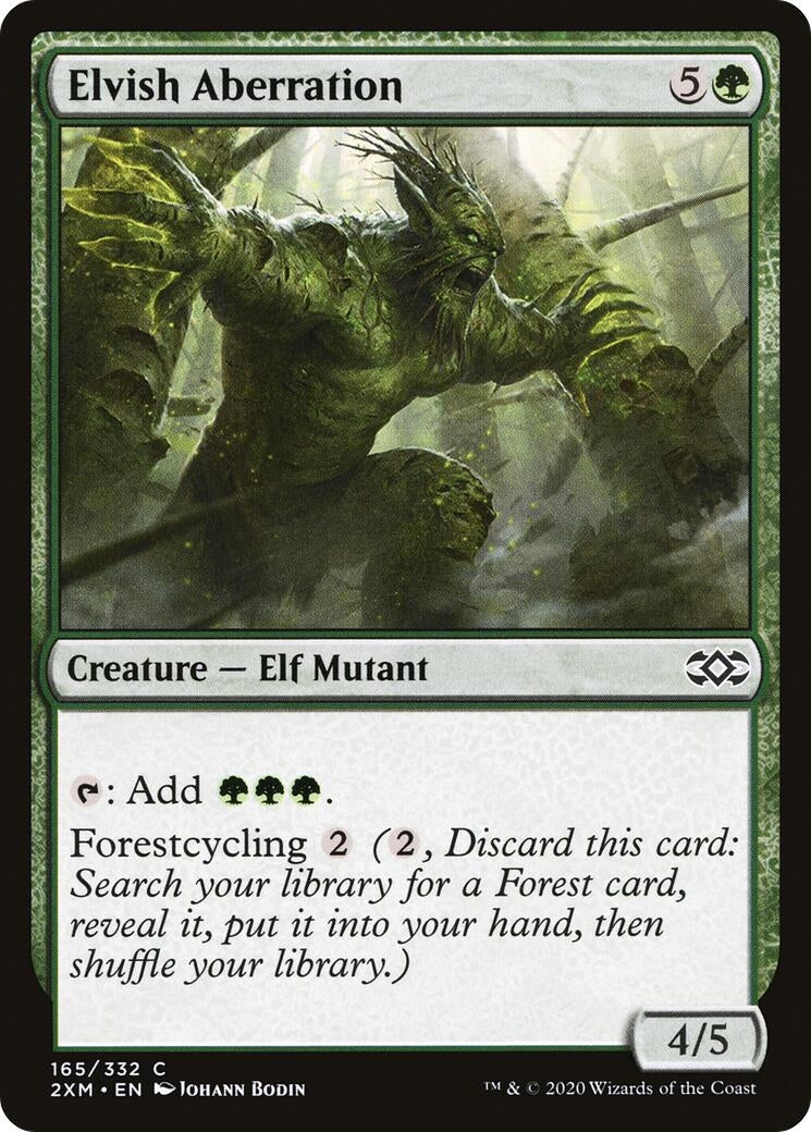 Image for Elvish Aberration (165) (Double Masters) - Magic: The Gathering