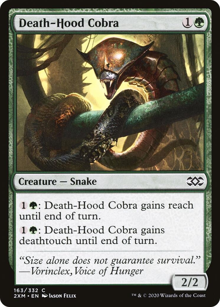 Image for Death-Hood Cobra (163) (Double Masters) - Magic: The Gathering