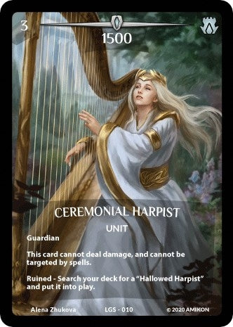 Image for Ceremonial Harpist (Full Art) (LGS-010) (Argent Saga Promos) - Argent Saga TCG