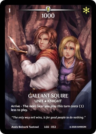 Image for Gallant Squire (Full Art) (LGS-012) (Argent Saga Promos) - Argent Saga TCG