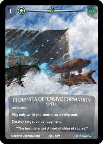 Cloudsea Offensive Formation (Full Art) (LGS-017) (Argent Saga Promos)