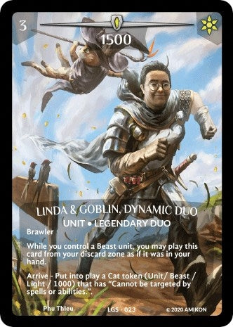 Image for Linda & Goblin, Dynamic Duo (Full Art) (LGS-023) (Argent Saga Promos) - Argent Saga TCG