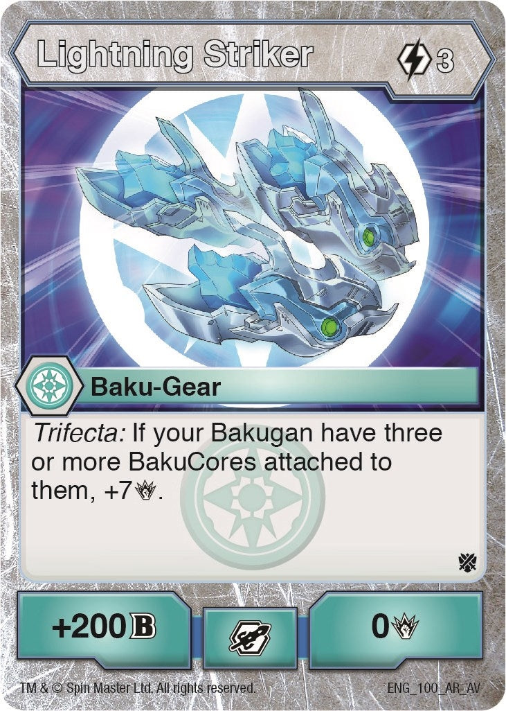 Image for Lightning Striker (100) (Armored Elite) - Bakugan TCG