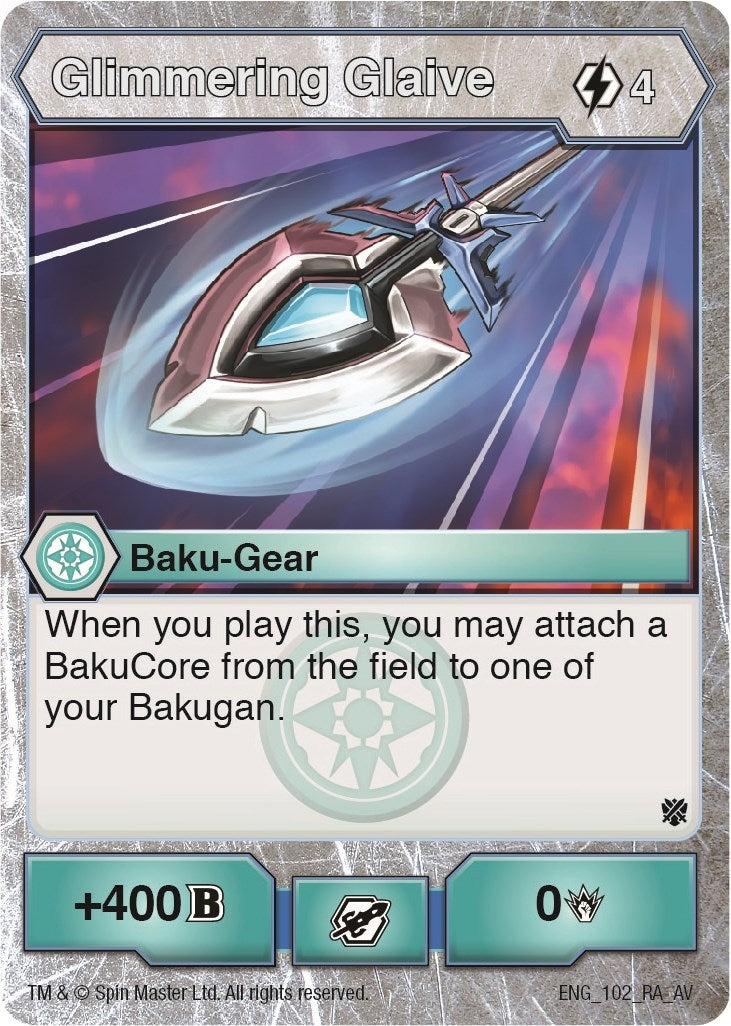 Image for Glimmering Glaive (102) (Armored Elite) - Bakugan TCG