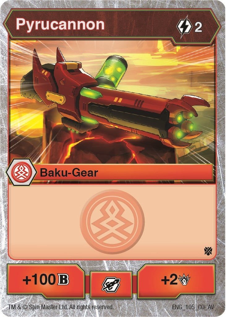 Image for Pyrucannon (105) (Armored Elite) - Bakugan TCG
