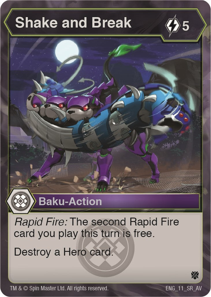 Image for Shake and Break (11) (Armored Elite) - Bakugan TCG