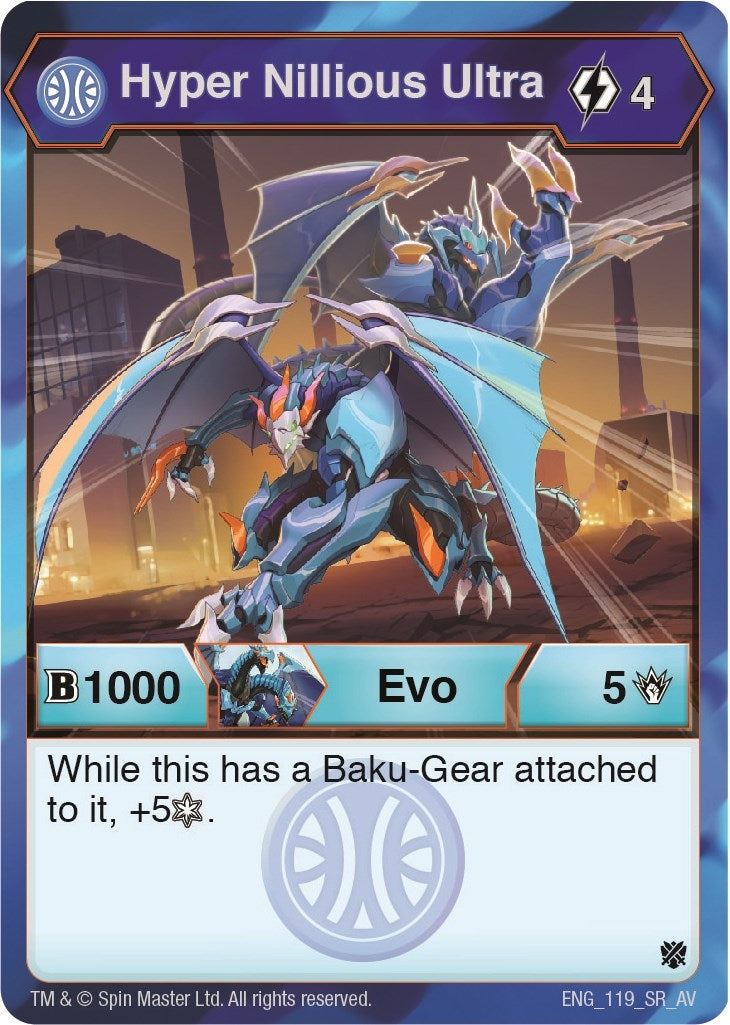Image for Hyper Nillious Ultra (119) (Armored Elite) - Bakugan TCG