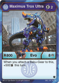 Image for Maximus Trox Ultra (120) (Armored Elite) - Bakugan TCG