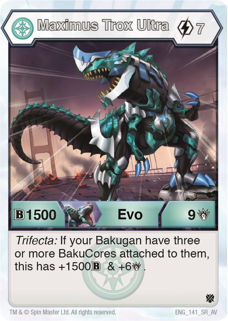 Image for Maximus Trox Ultra (141) (141) (Armored Elite) - Bakugan TCG