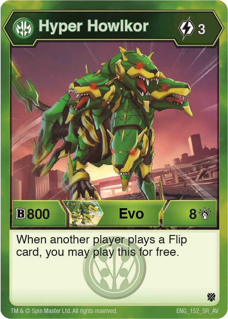 Image for Hyper Howlkor (152) (Armored Elite) - Bakugan TCG