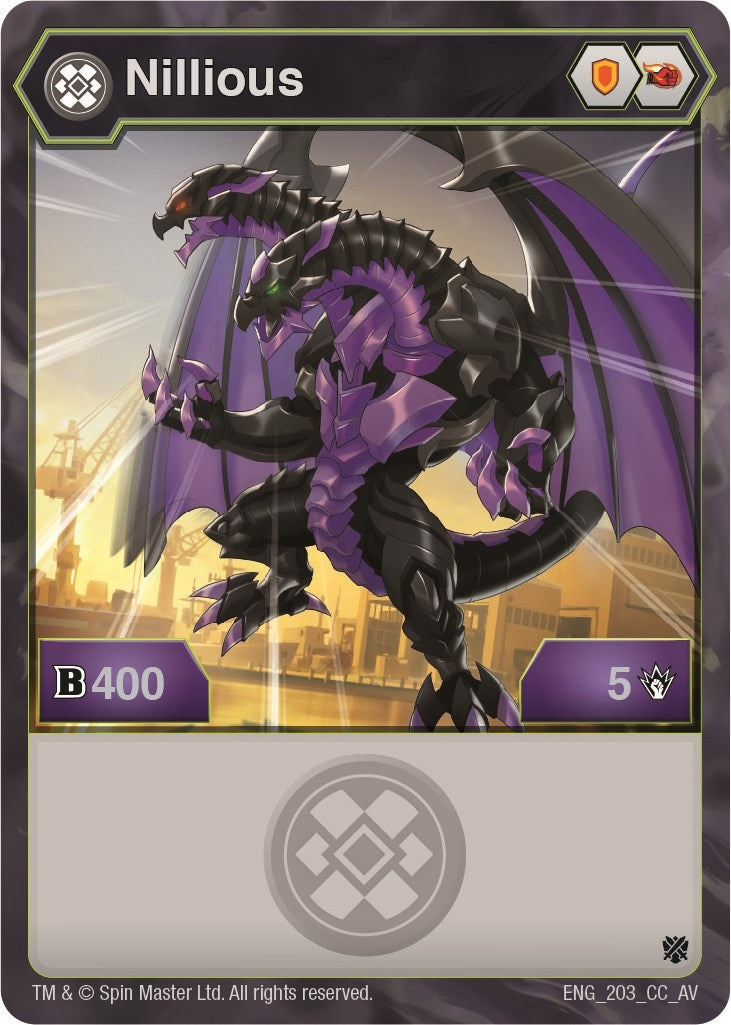 Image for Nillious (203) (203) (Armored Elite) - Bakugan TCG