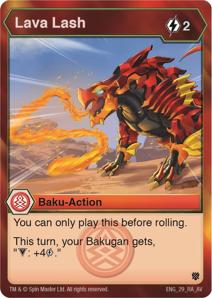Image for Lava Lash (29) (Armored Elite) - Bakugan TCG
