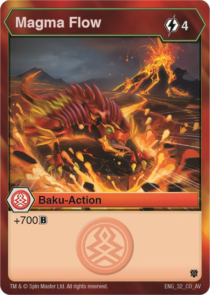 Image for Magma Flow (32) (Armored Elite) - Bakugan TCG