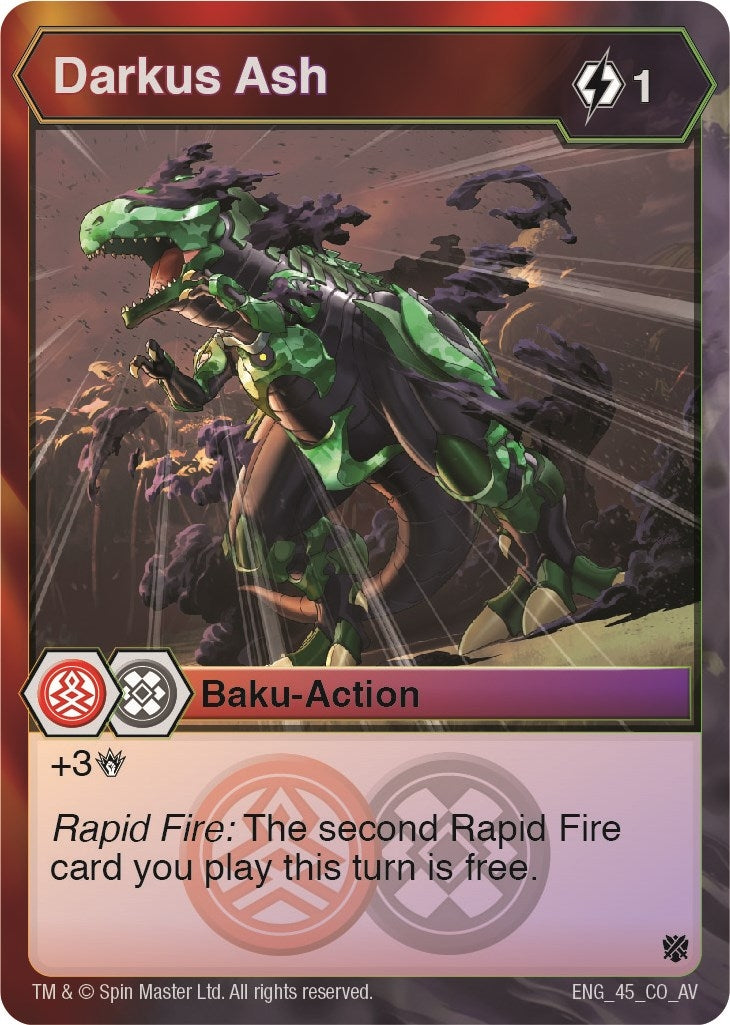 Image for Darkus Ash (45) (Armored Elite) - Bakugan TCG