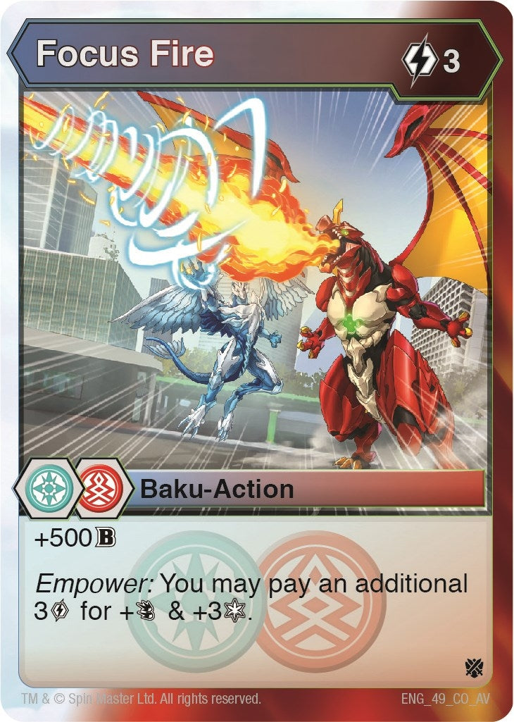 Image for Focus Fire (49) (Armored Elite) - Bakugan TCG