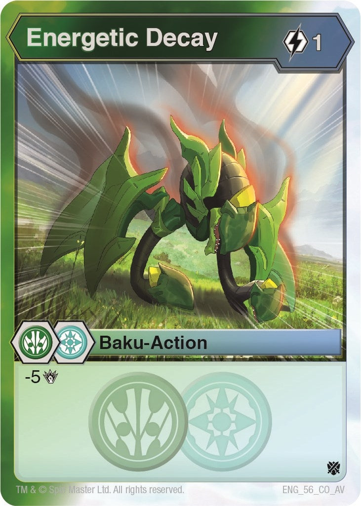 Image for Energetic Decay (56) (Armored Elite) - Bakugan TCG