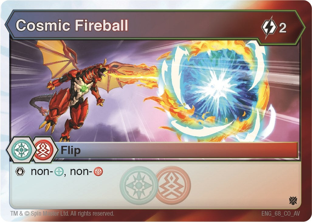Image for Cosmic Fireball (68) (Armored Elite) - Bakugan TCG