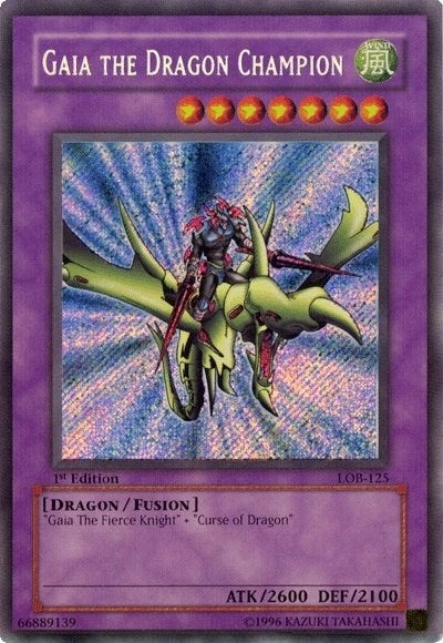 Image for Gaia the Dragon Champion (LOB-125) (LOB) - YuGiOh