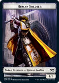 Image for Human Soldier Token (5) (Double Masters) - Magic: The Gathering