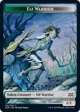 Image for Elf Warrior Token (21) (Double Masters) - Magic: The Gathering