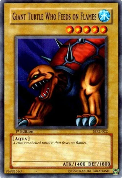 Image for Giant Turtle Who Feeds on Flames (MRL-022) (MRL-EN) - YuGiOh