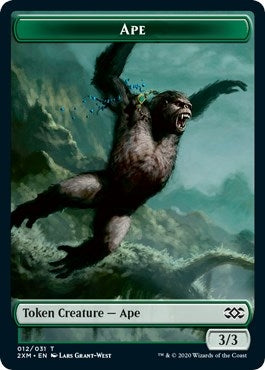 Image for Ape // Golem Double-Sided Token (12 // 23) (Double Masters) - Magic: The Gathering