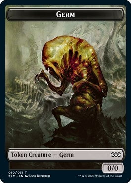 Image for Germ // Wolf Double-Sided Token (10 // 19) (Double Masters) - Magic: The Gathering