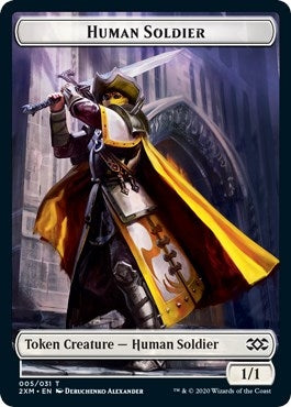 Image for Human Soldier // Tuktuk the Returned Double-Sided Token (5 // 28) (Double Masters) - Magic: The Gathering