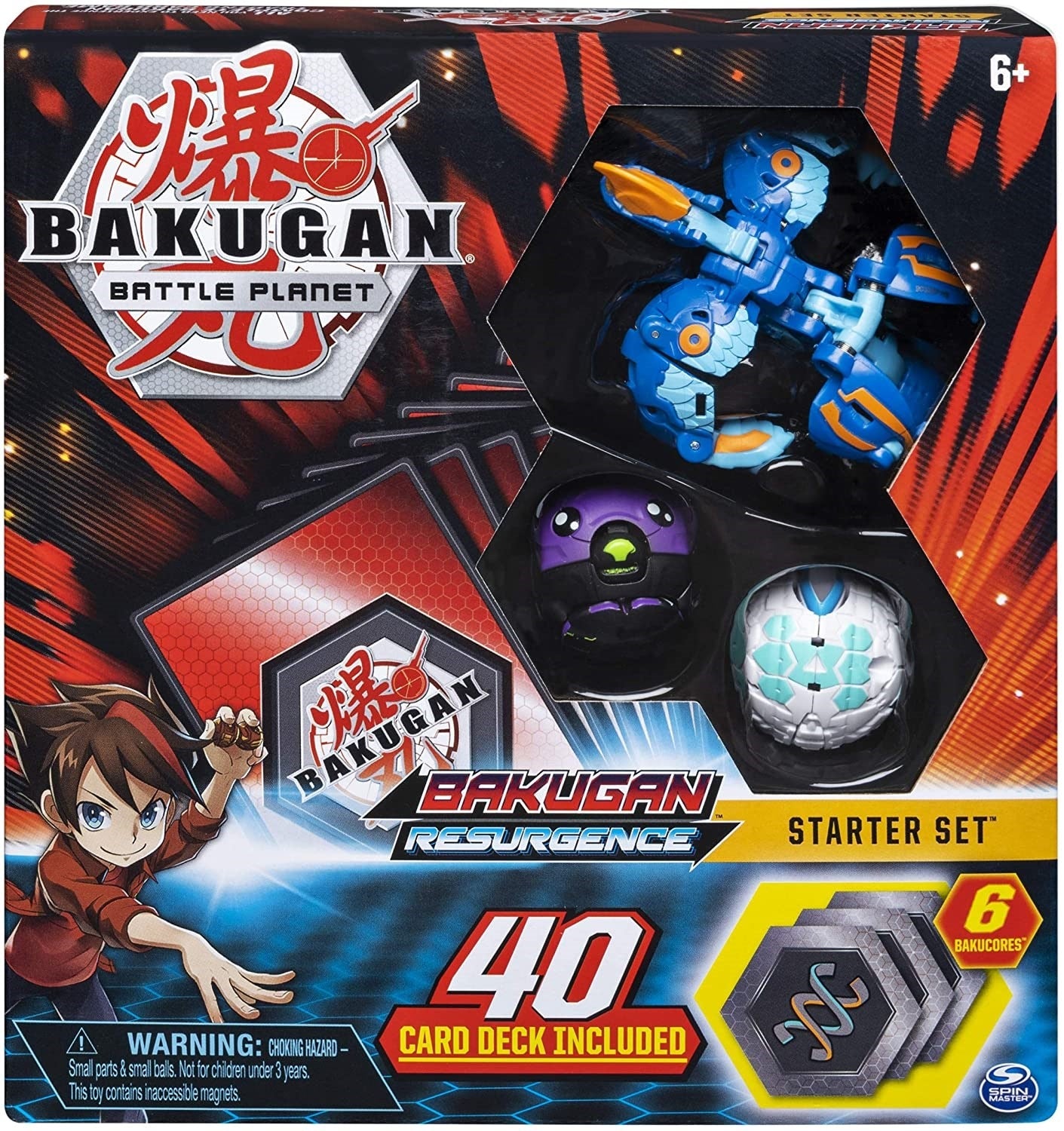 Image for Bakugan: Resurgence Starter Set - Aquos Pyravian - Bakugan TCG