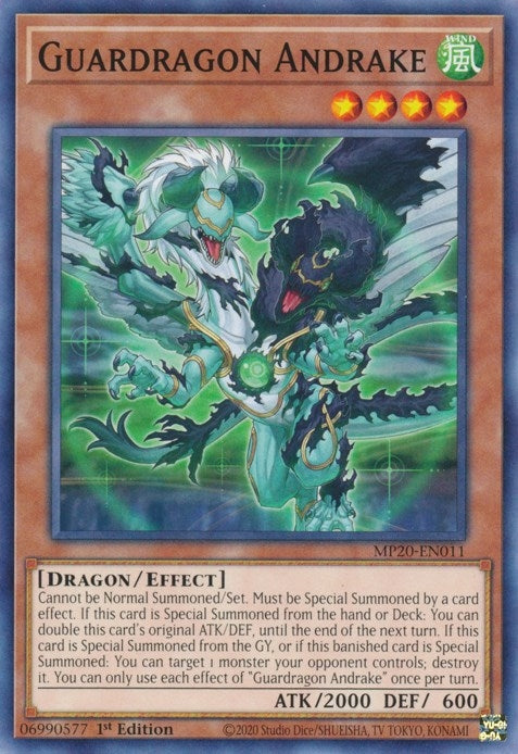 Image for Guardragon Andrake (MP20-EN011) (MP20) - YuGiOh