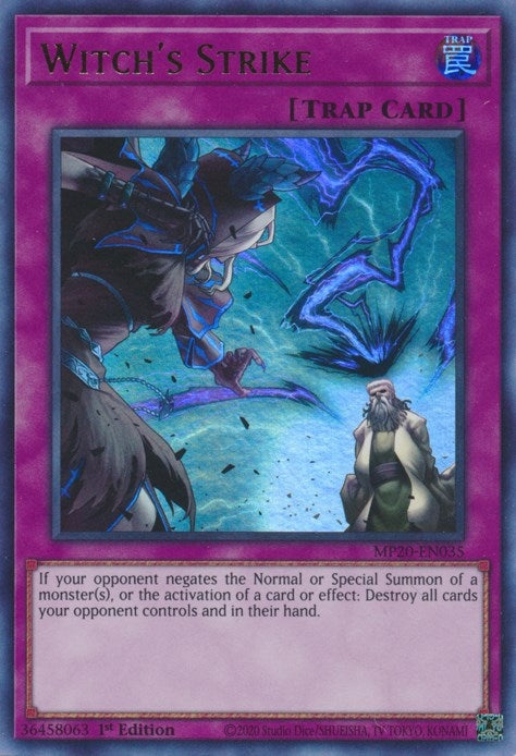 Image for Witch's Strike (MP20-EN035) (MP20) - YuGiOh