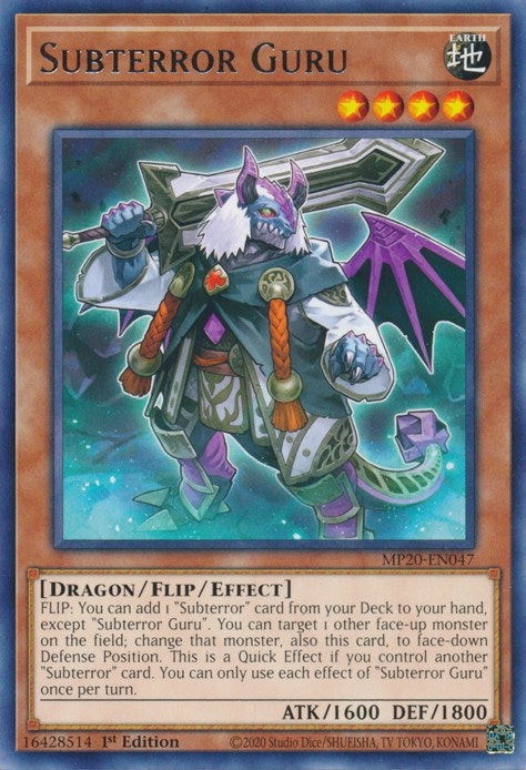Image for Subterror Guru (MP20-EN047) (MP20) - YuGiOh