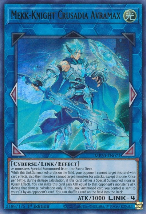 Image for Mekk-Knight Crusadia Avramax (MP20-EN071) (MP20) - YuGiOh