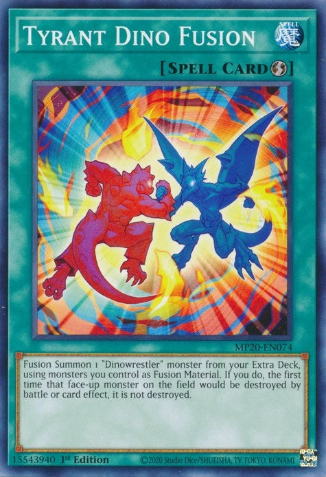 Image for Tyrant Dino Fusion (MP20-EN074) (MP20) - YuGiOh