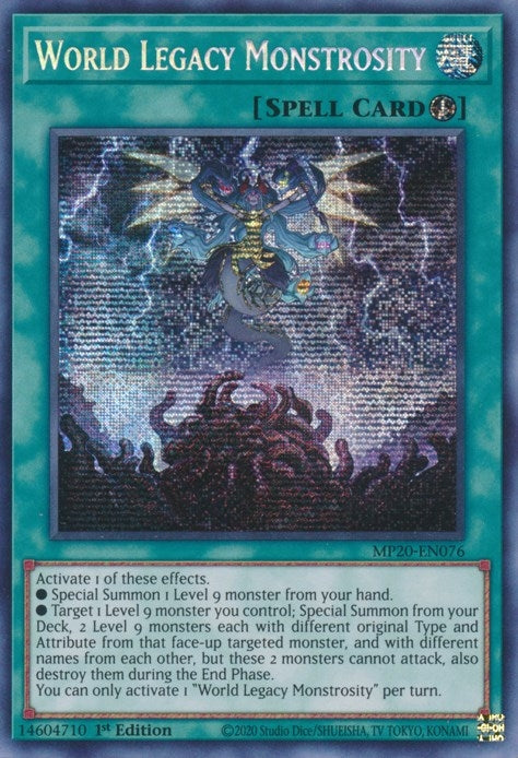 World Legacy Monstrosity (MP20-EN076) (MP20)
