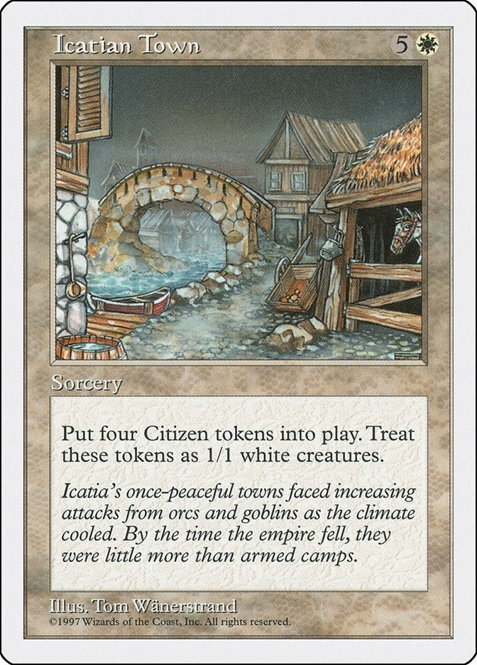 Image for Icatian Town (Fifth Edition) - Magic: The Gathering