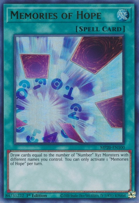 Image for Memories of Hope (MP20-EN100) (MP20) - YuGiOh