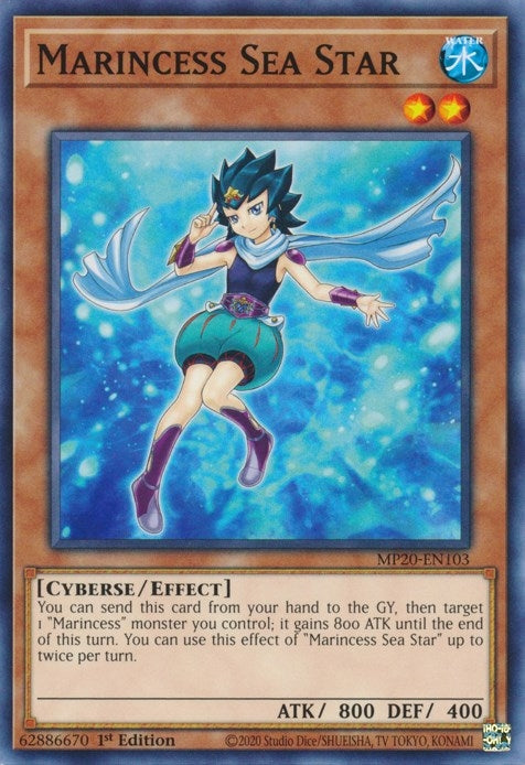Image for Marincess Sea Star (MP20-EN103) (MP20) - YuGiOh
