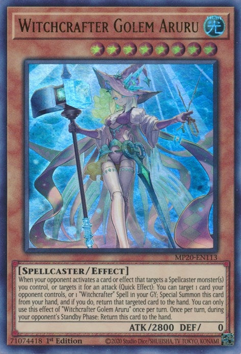 Image for Witchcrafter Golem Aruru (MP20-EN113) (MP20) - YuGiOh