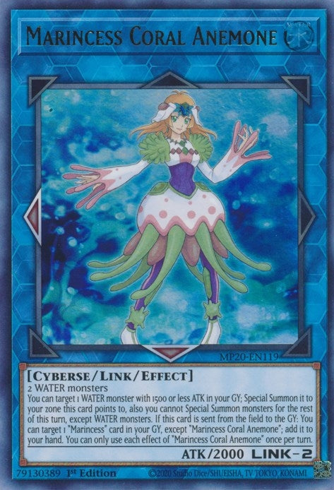 Image for Marincess Coral Anemone (MP20-EN119) (MP20) - YuGiOh