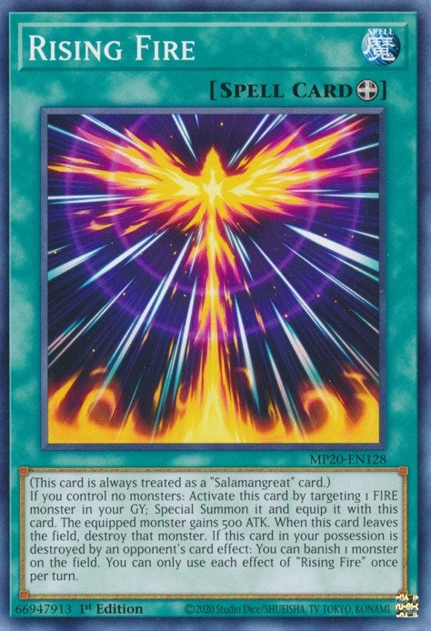 Image for Rising Fire (MP20-EN128) (MP20) - YuGiOh