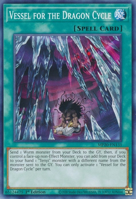 Image for Vessel for the Dragon Cycle (MP20-EN131) (MP20) - YuGiOh