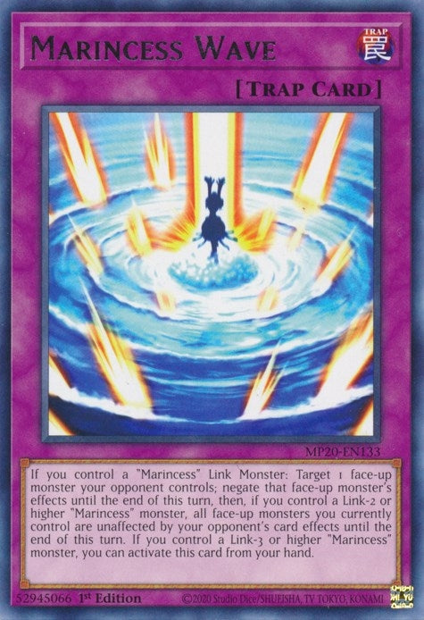 Image for Marincess Wave (MP20-EN133) (MP20) - YuGiOh